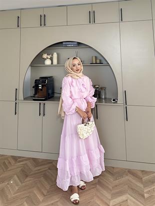 Swan Etekli Takım Pembe