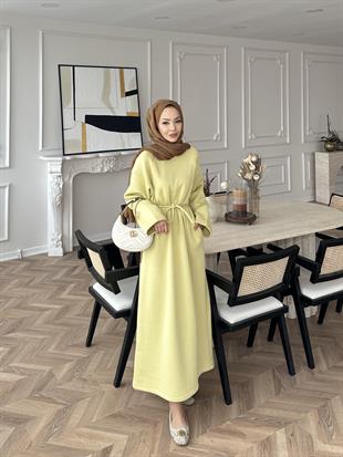Sweat Elbise ButterYellow
