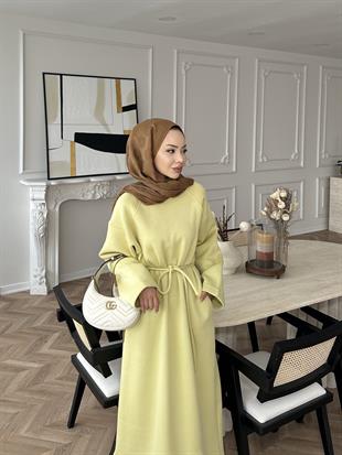 Sweat Elbise ButterYellow