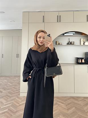 Sweat Elbise Siyah