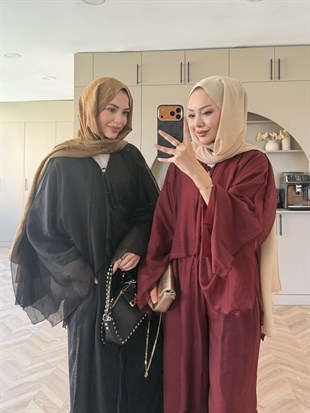 Talyra Pelerinli Pantolon Takım Siyah (5803)