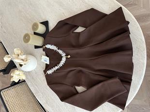 Tate Çelik Örme Kazak Kahve