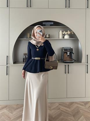 Tate Çelik Örme Kazak Lacivert