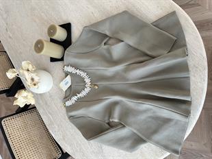 Tate Çelik Örme Kazak Vizon