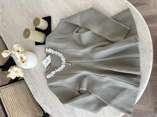 Tate Çelik Örme Kazak Vizon