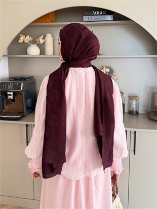 Teal Dikiş Detaylı Etekli Takım Pembe (5726)