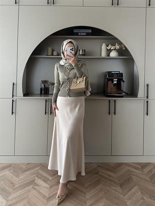 Tiana Saten Etek Bej