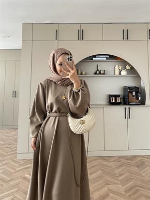 Tuana Scuba Elbise Vizon