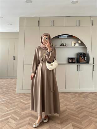 Tuana Scuba Elbise Vizon