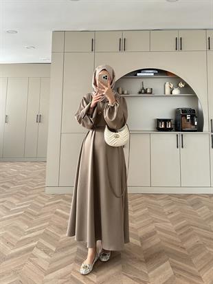 Tuana Scuba Elbise Vizon