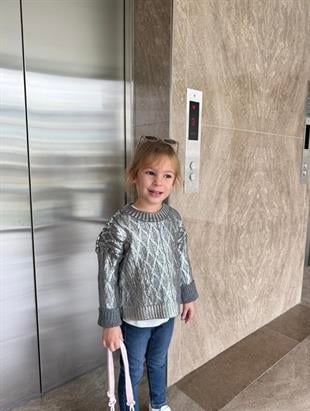 Varaklı Çocuk Kazak Gri 