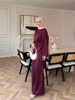 Veloura Asimetrik Pantolon Takım Bordo (8041)