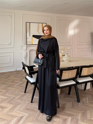 Veloura Asimetrik Pantolon Takım Siyah (8041)