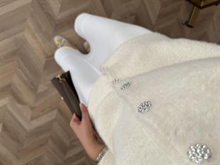 Vina Angora Hırka Ekru