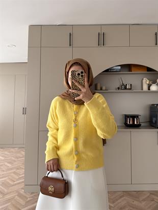 Vina Angora Hırka Sarı