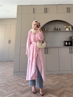 Virea Modal Keten Kap Pembe (3103)