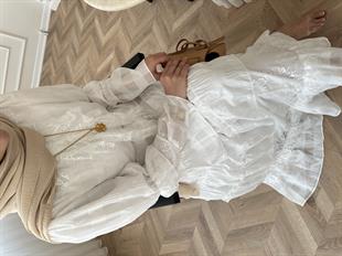 Visha Elbise Ekru