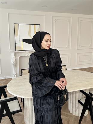 Visha Elbise Siyah