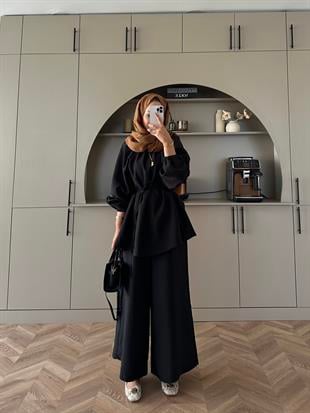 Wendy Pantolonlu Takım Siyah