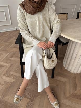 Zebra Simli Merserize Kazak Ekru