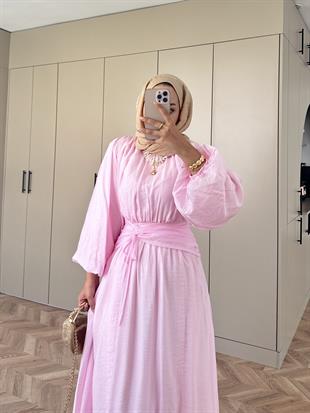 Zeren Elbise Pembe