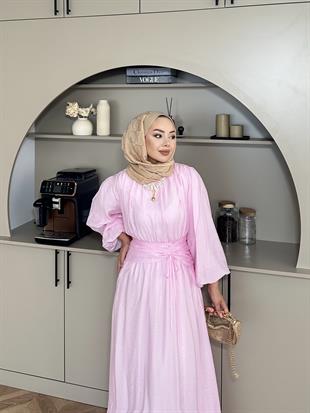 Zeren Elbise Pembe