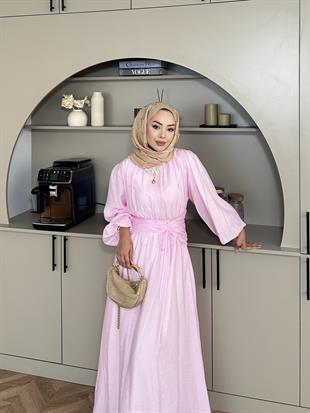 Zeren Elbise Pembe