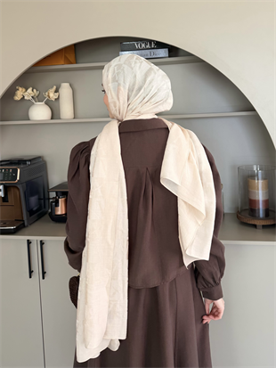 Zuma Sıfır Kol Bağlamalı Modal Elbise Kahve (2006TB)