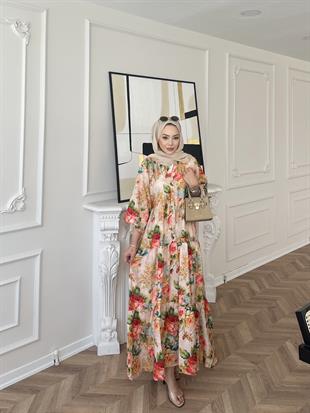 Zümrüt Pamuk Vual Elbise