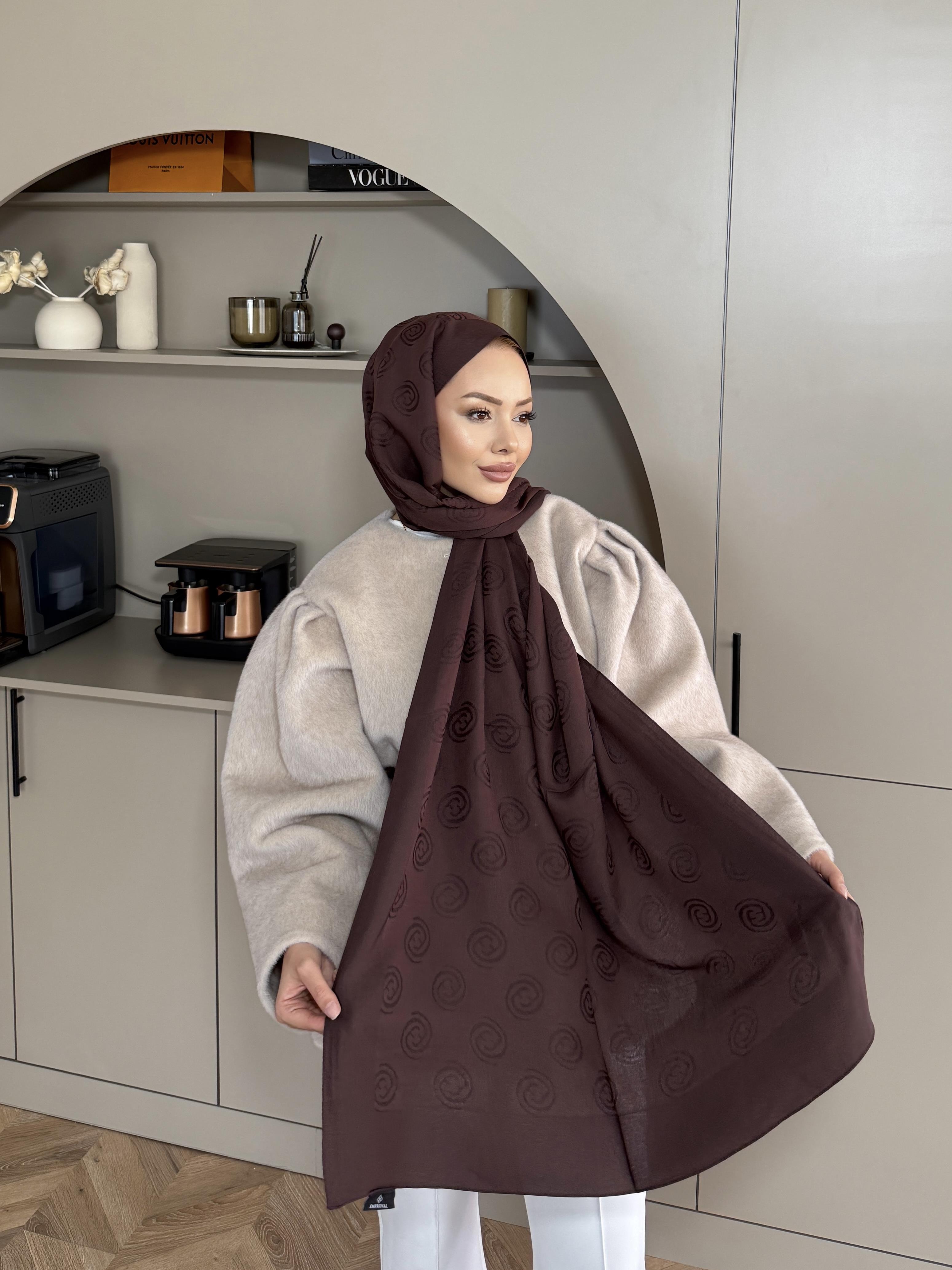 Acı Kahve E Desen Naia Şal 