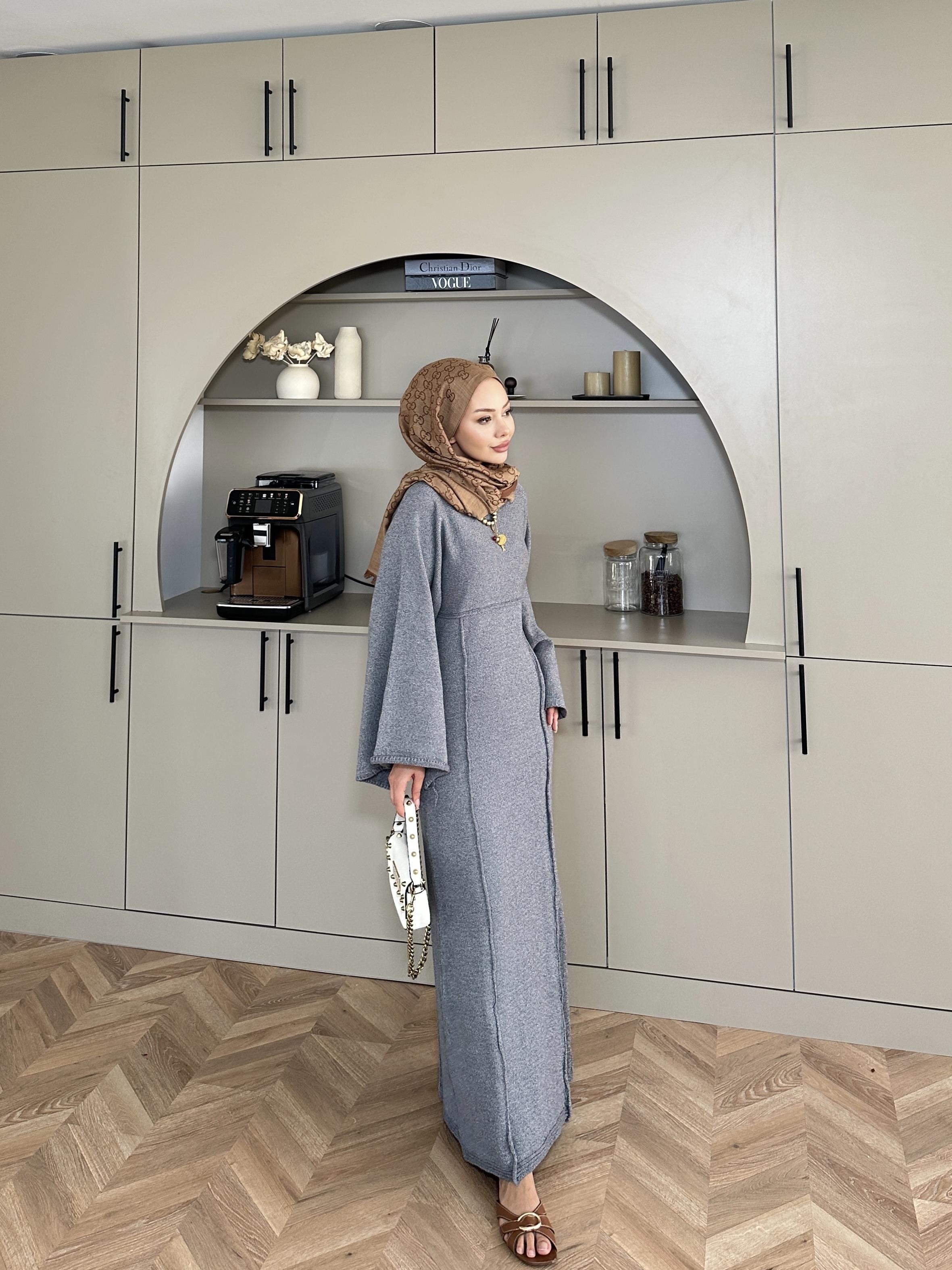 Afra İplik Elbise Antrasit