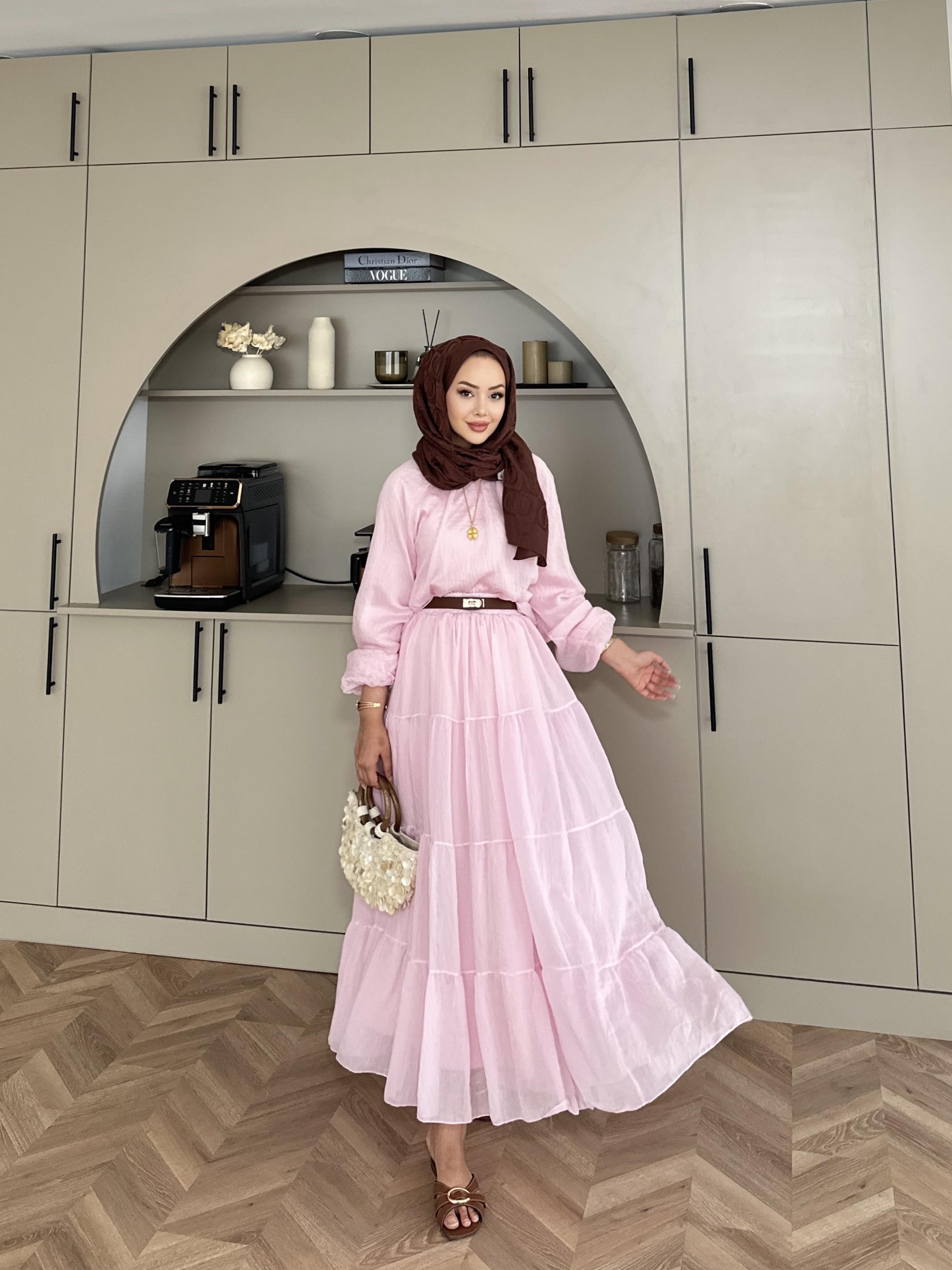 Anya Etekli Takım Pembe