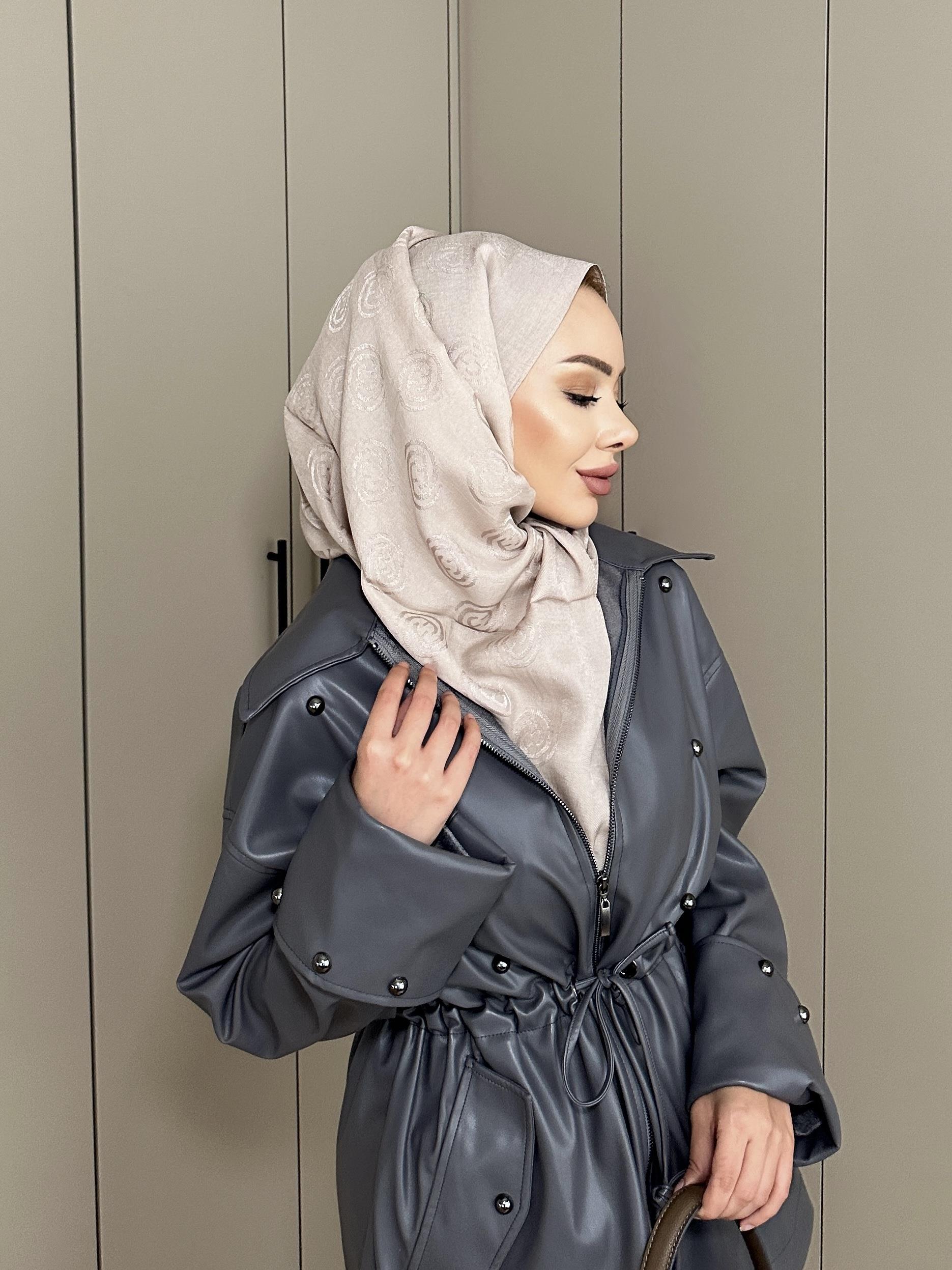 Bej E Desen Naia Şal