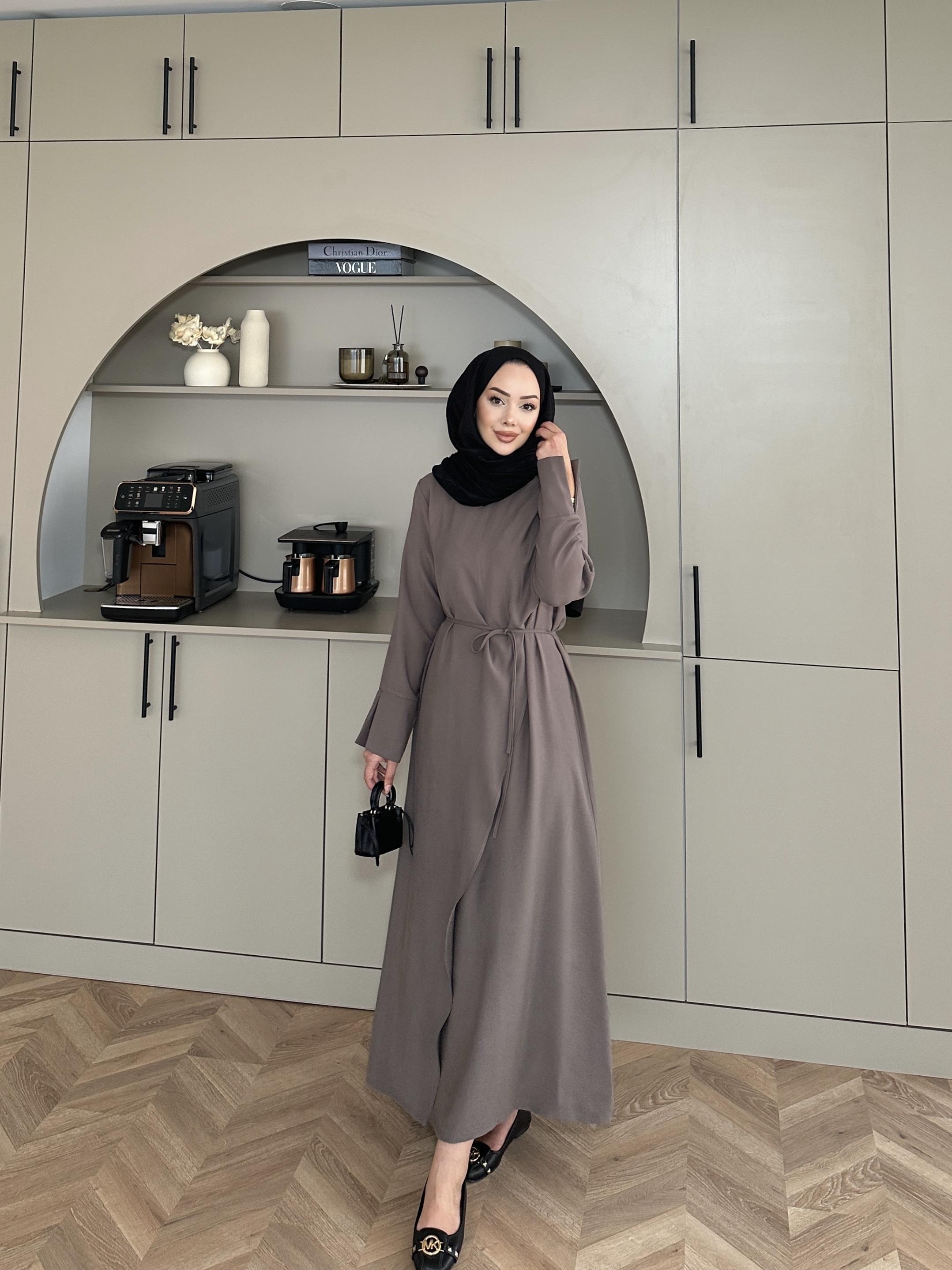 Candy Broşlu Elbise Antrasit