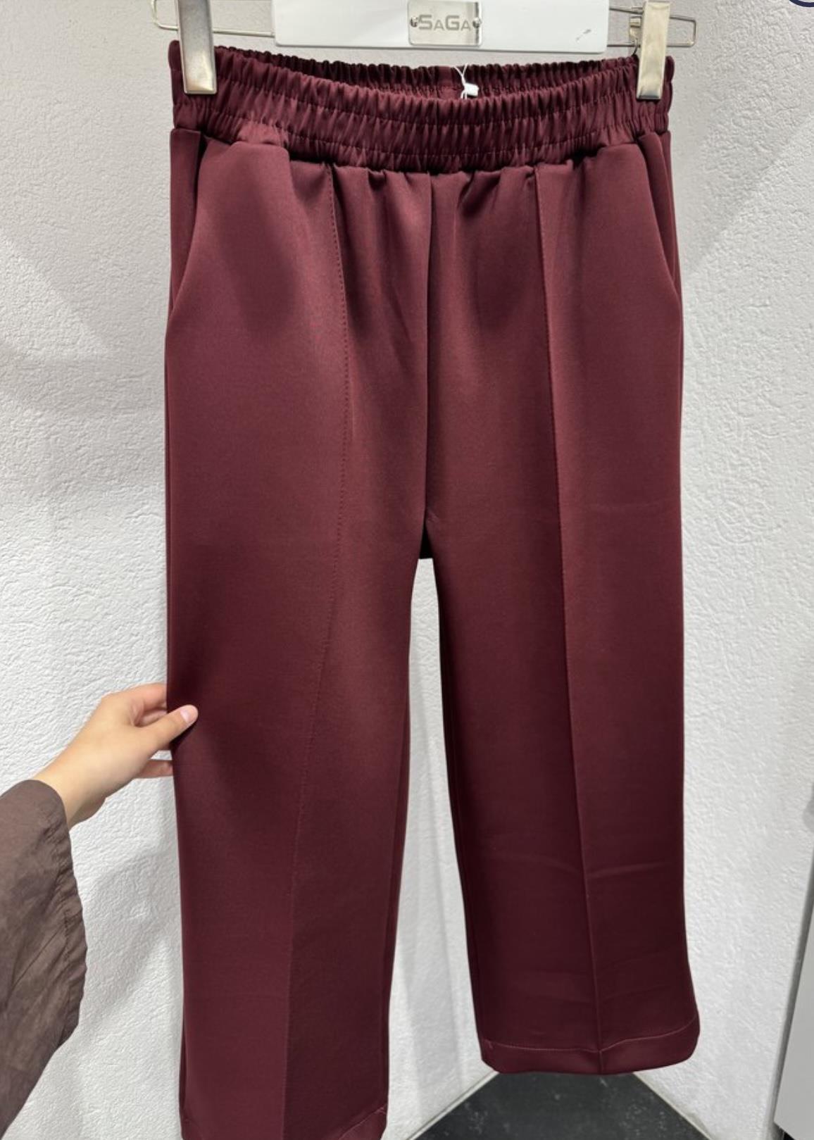 Çımalı Scuba Pantolon Bordo