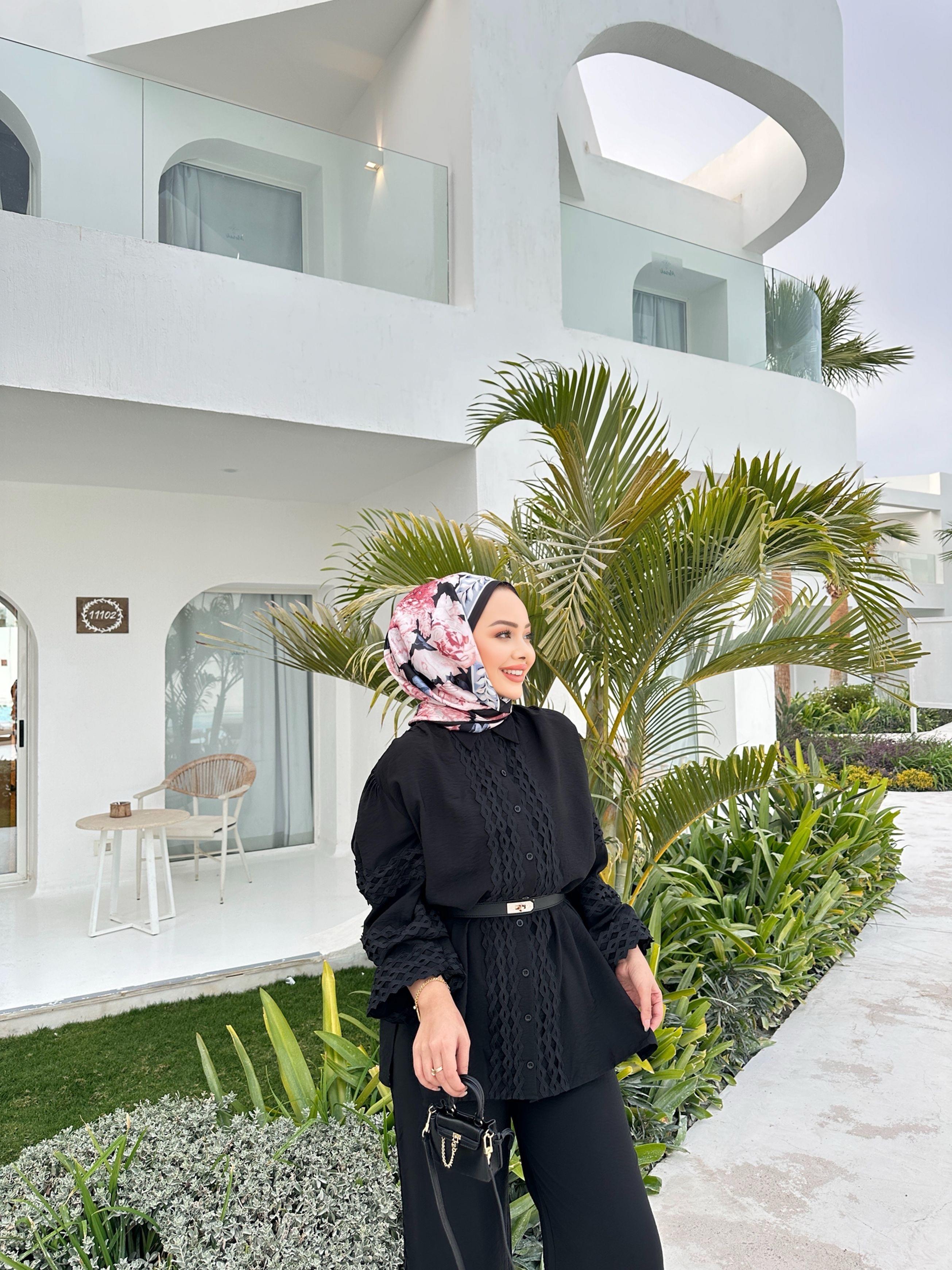 Della Pantolonlu Takım Siyah