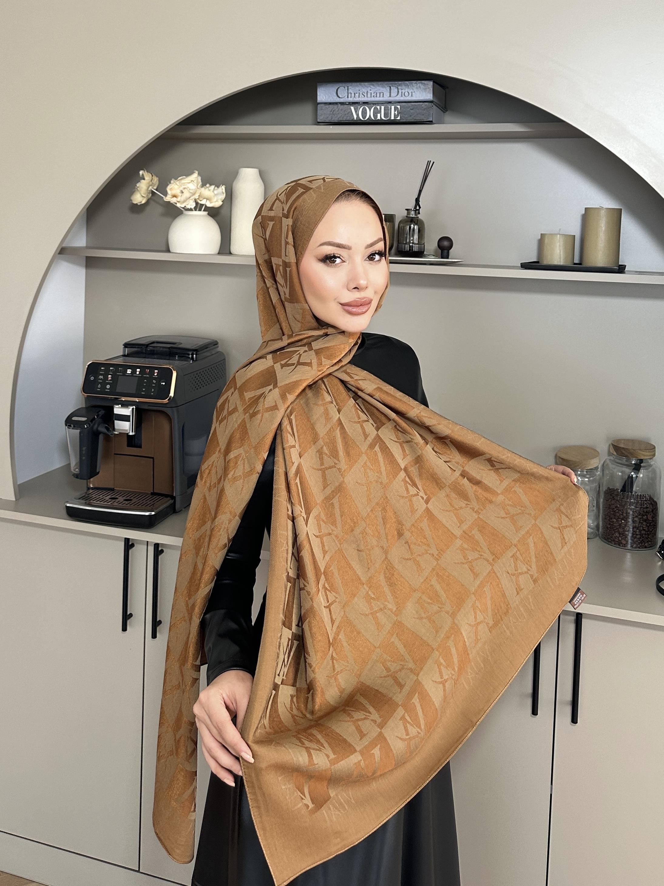 Deve Tüyü VA Dama Desen Naia Şal