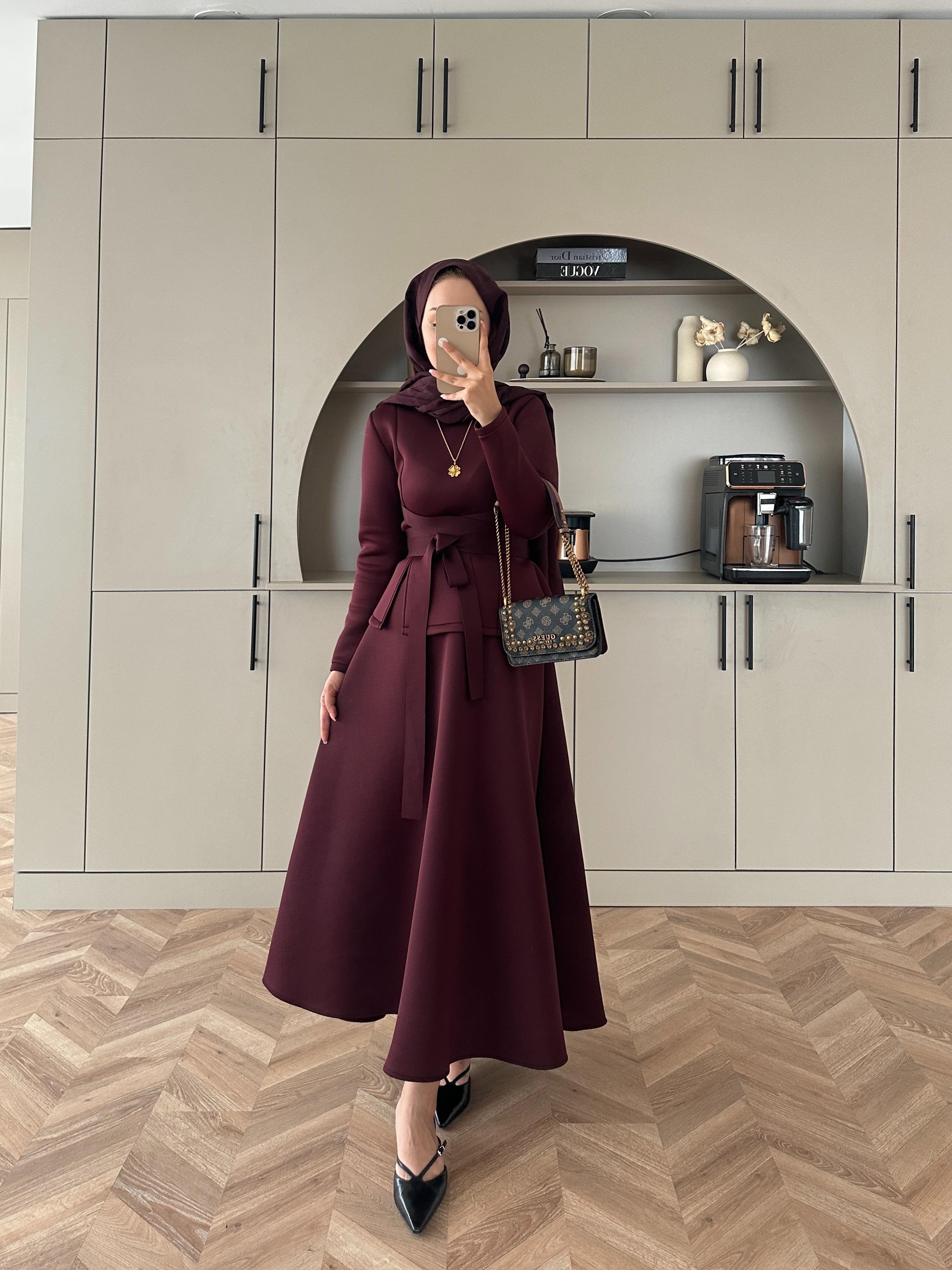 Esla Scuba Etekli Takım Bordo 