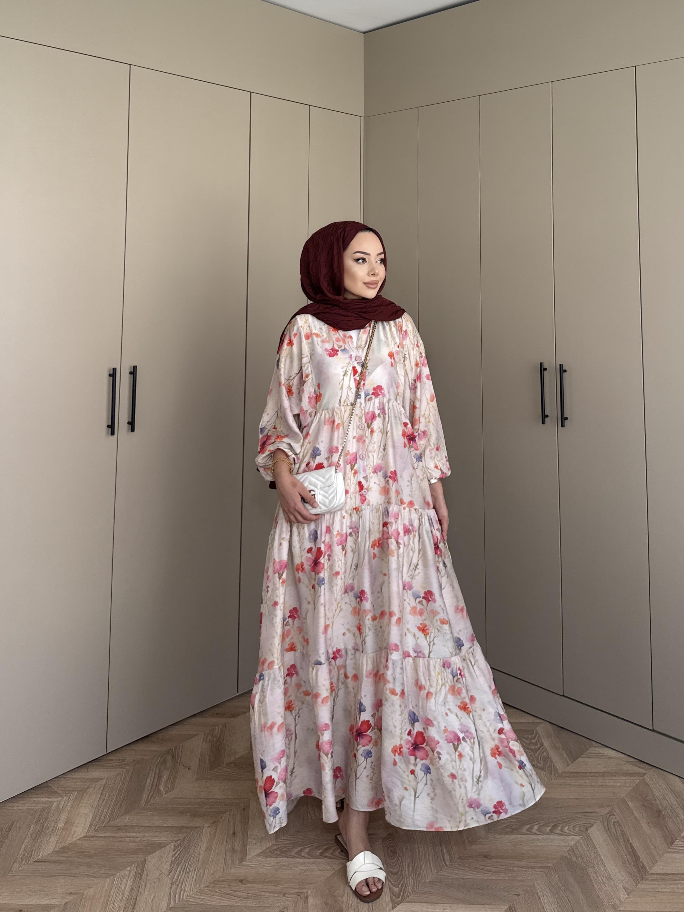 Eslem Pamuk Vual Elbise