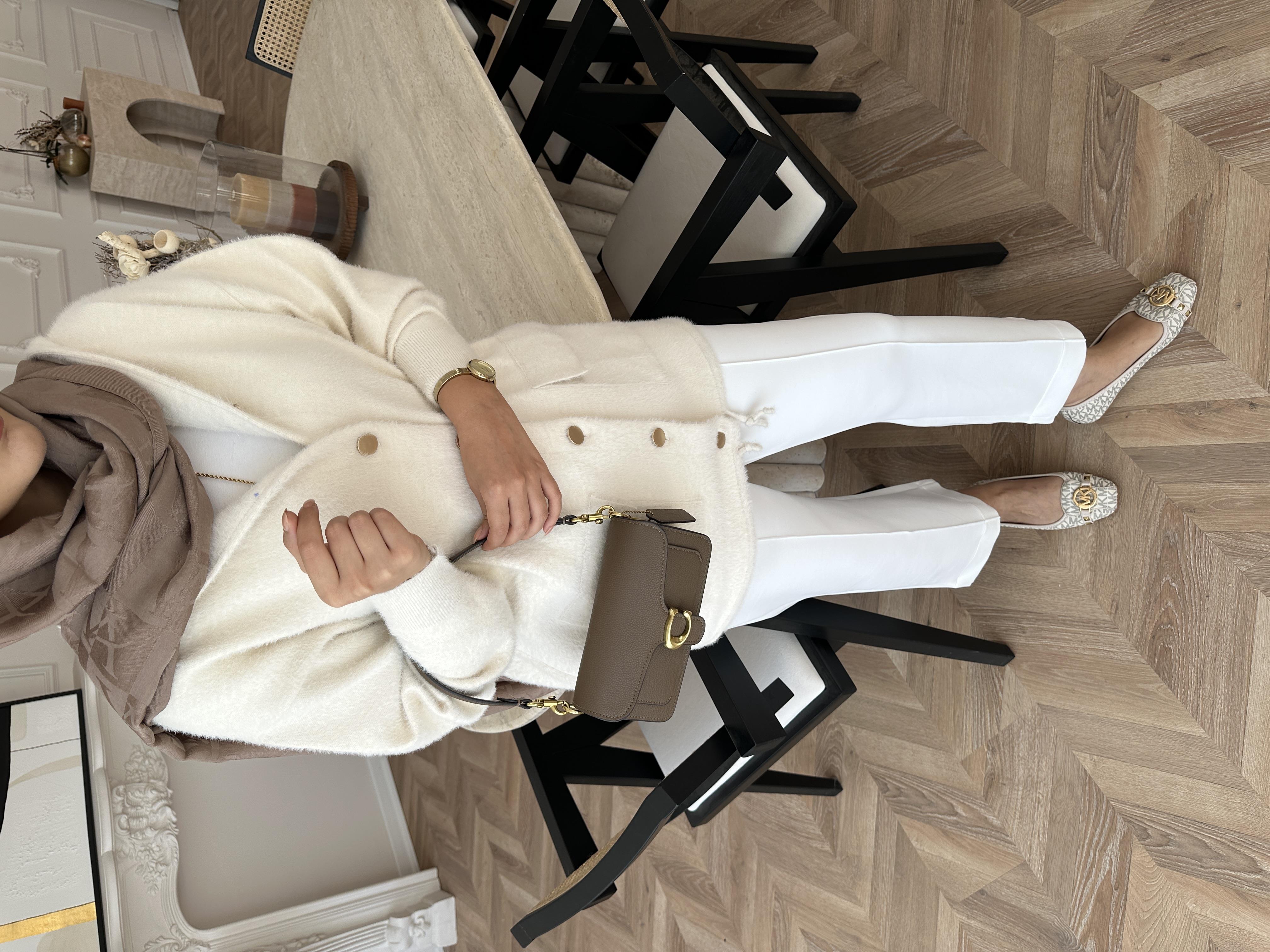 Joy Angora Hırka Ekru