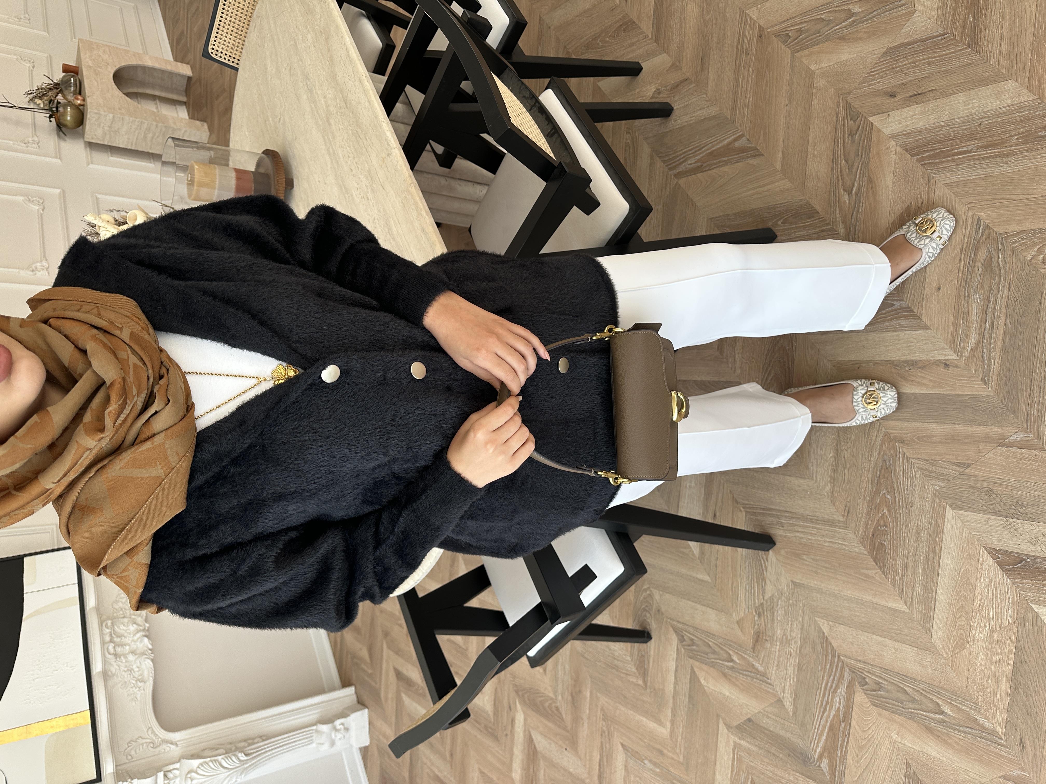 Joy Angora Hırka Siyah