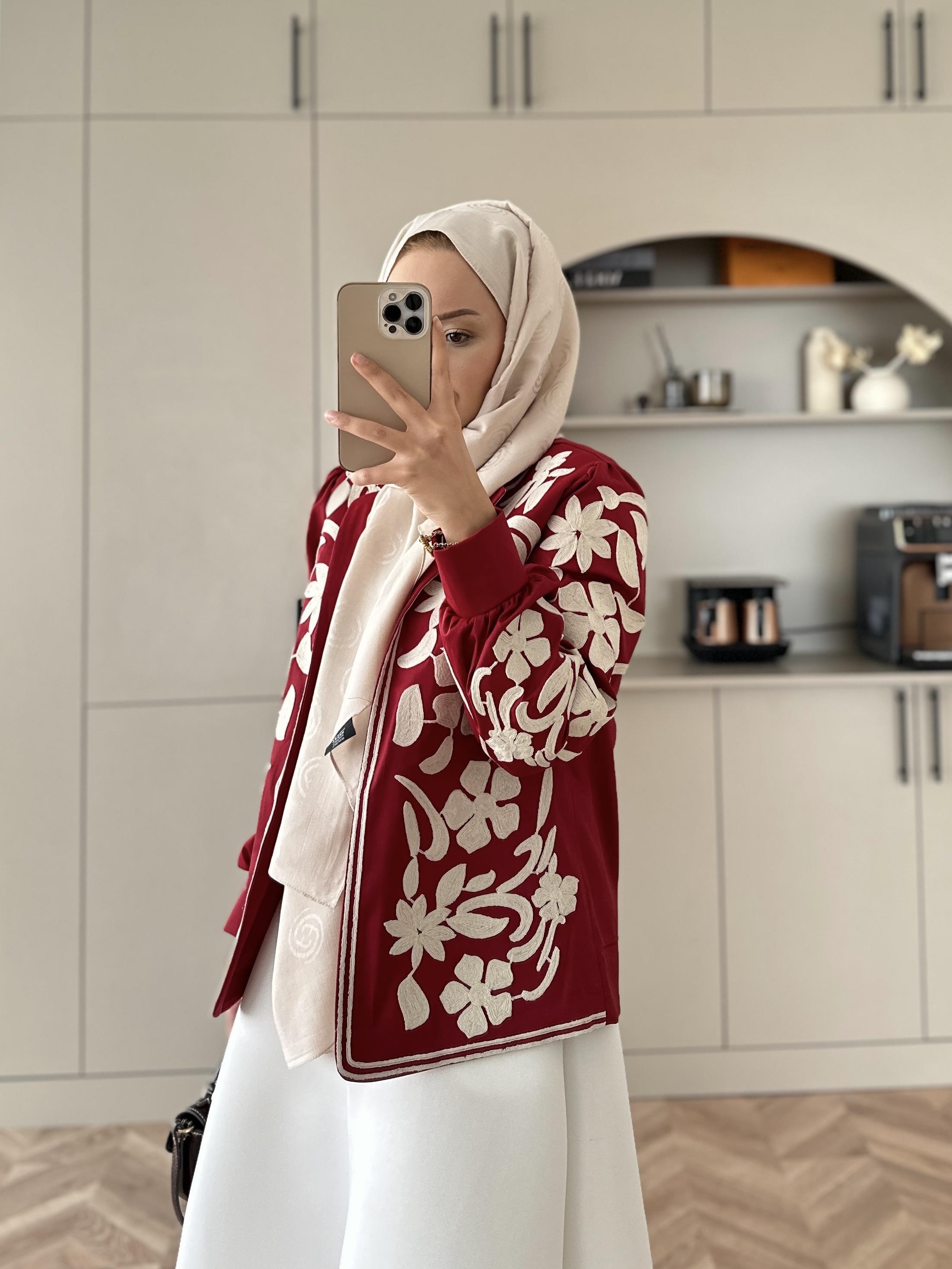 July Ceket Kırmızı