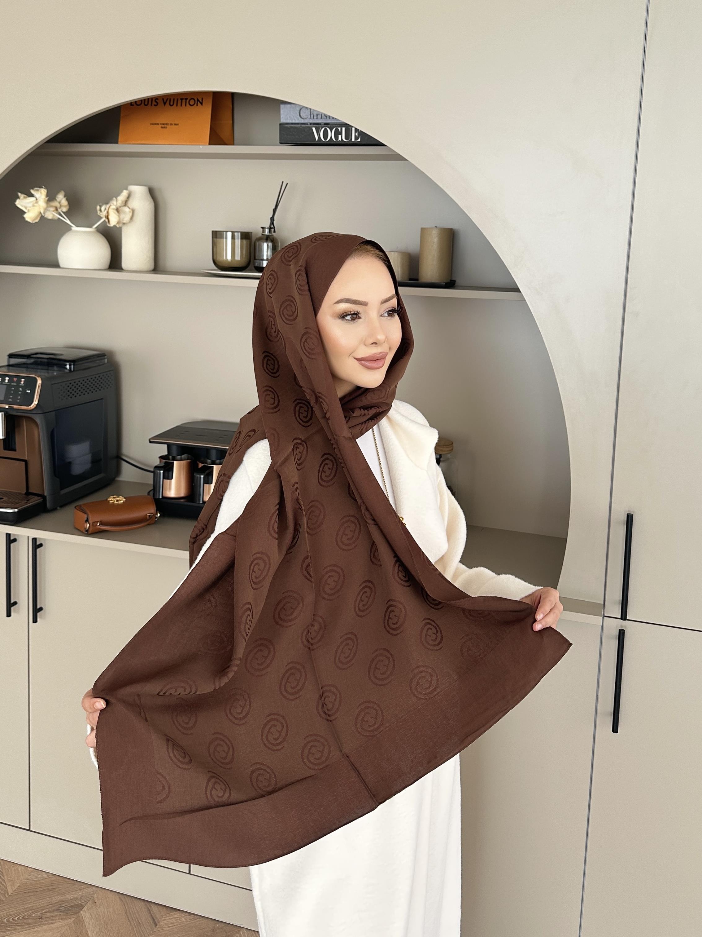 Kahve E Desen Naia Şal