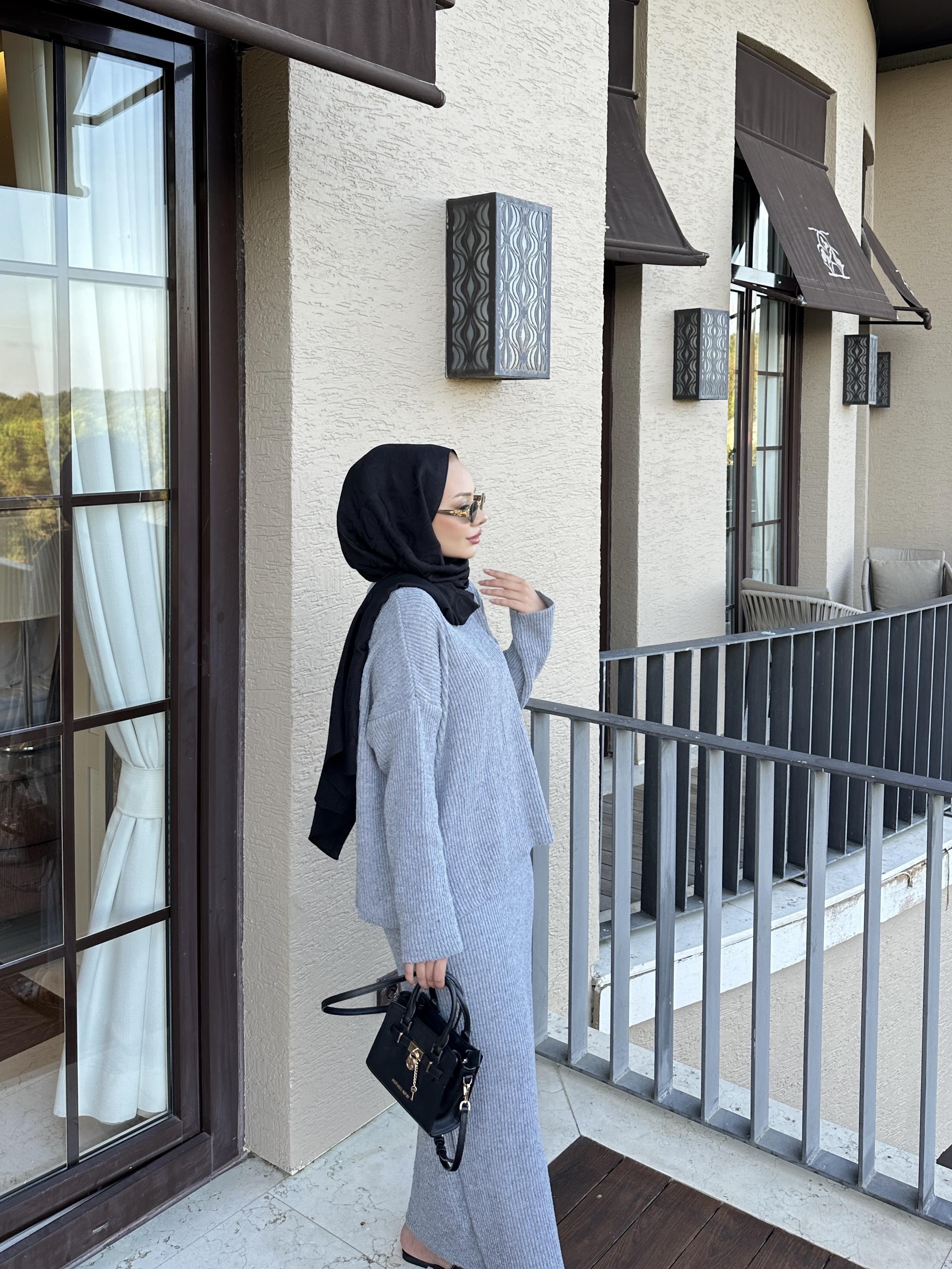 Magnus Triko Etekli Takım Gri