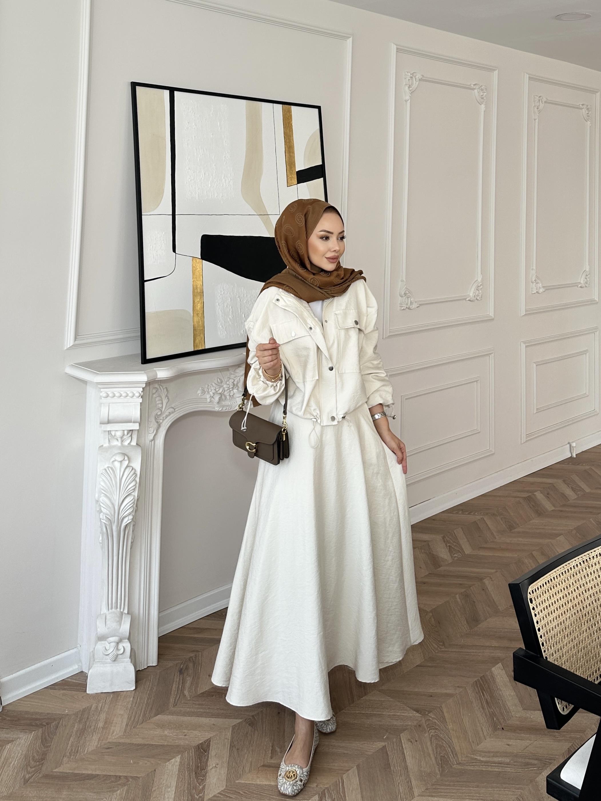 Maison Ceketli Etekli Takım Bej