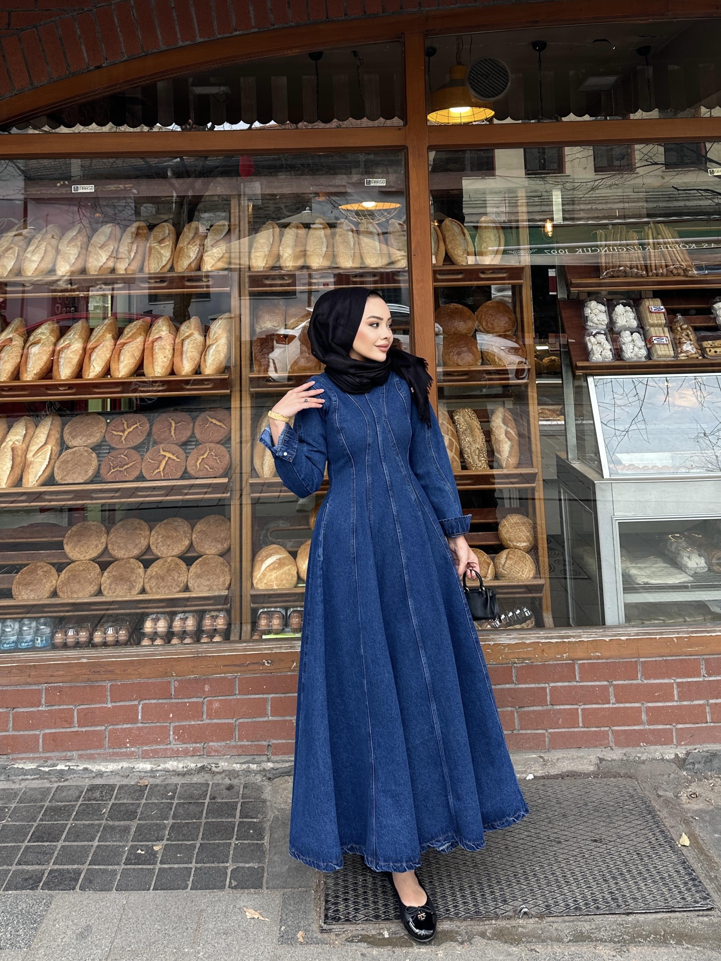 Merlin Kot Elbise Kot Mavi