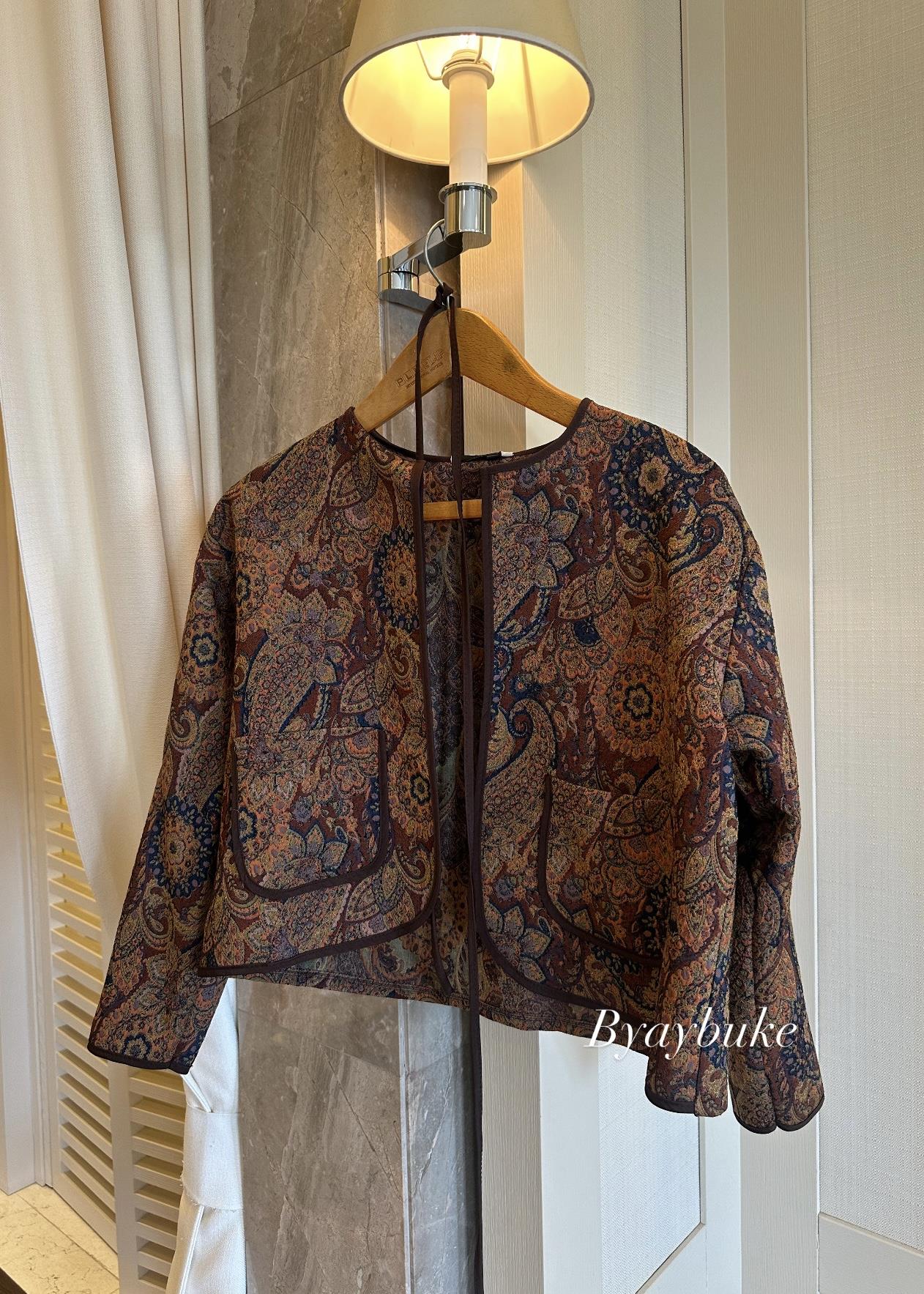 Mina Jakar Ceket Acı Kahve