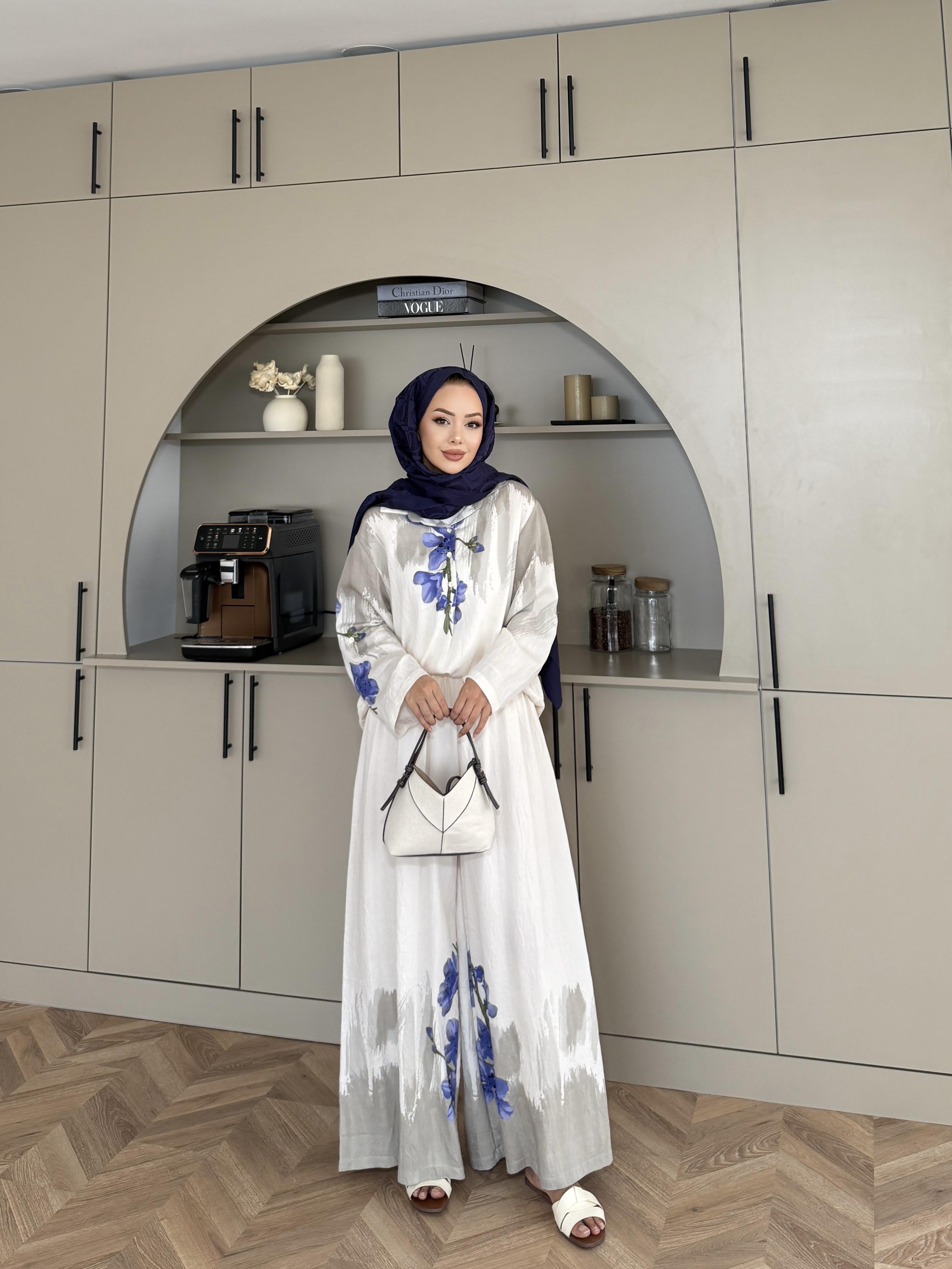 Nina Pantolonlu Takım Bej