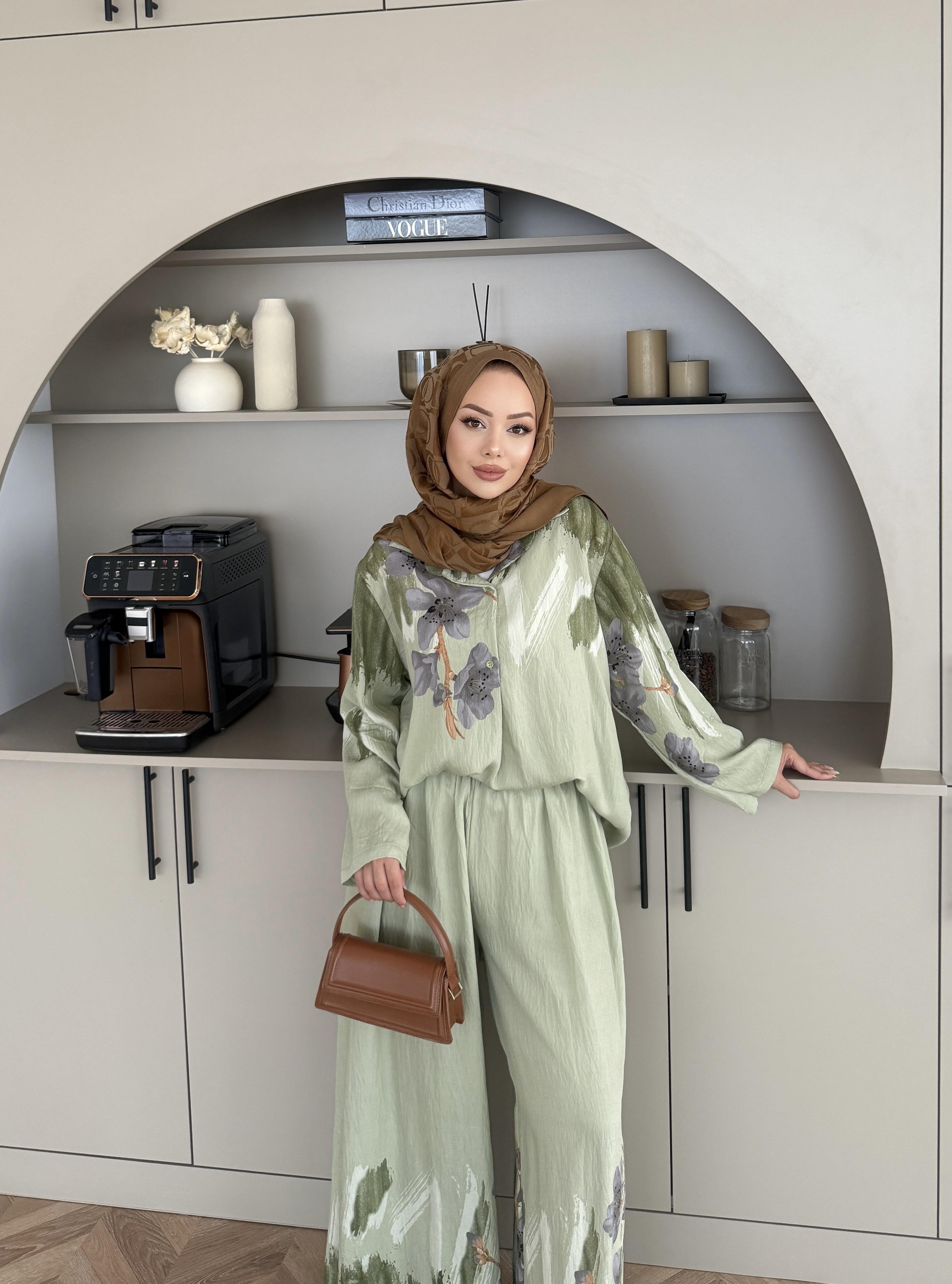 Nina Pantolonlu Takım Haki