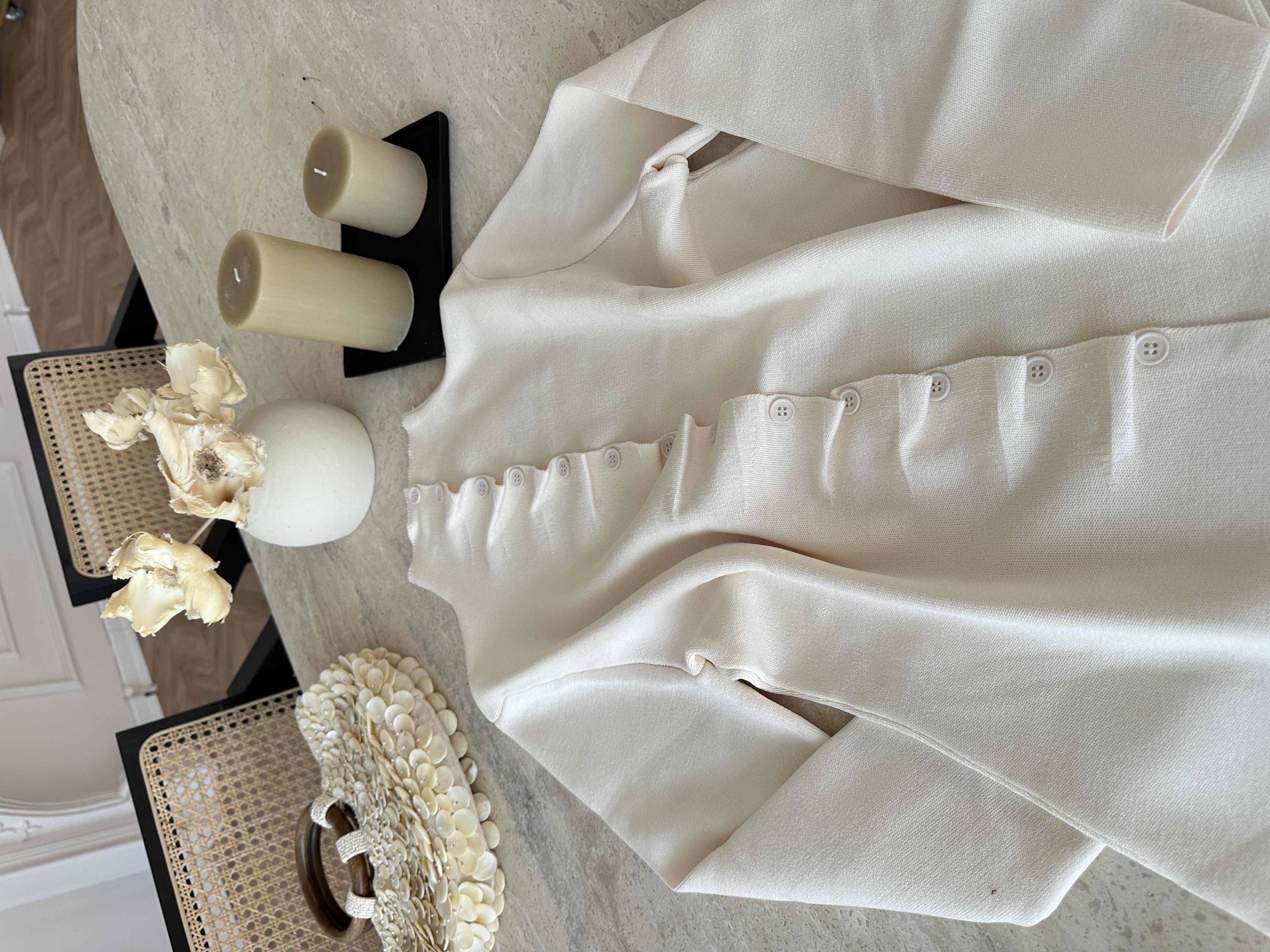 Odella Çelik Örme Hırka Bej